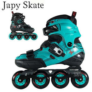Japy Skate 2016 POWERSLIDE S4 Professional Slalom Skates Adult Roller Skating