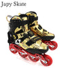 Japy Skate Original Freestyle YJS Carbon Fiber Professional Slalom Inline Skates
