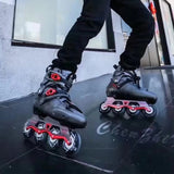 100% Original Carbon Fiber Professional Slalom Inline Skates Adult