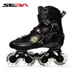 100% Original 2019 SEBA KSJ2 Adult Inline Skates Roller Skating Shoes Rockered Frame Slalom Sliding FSK Patines Adulto