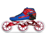 Heatmoldable Carbon Fiber Boot 3*125mm Red Magic Wheel Patines