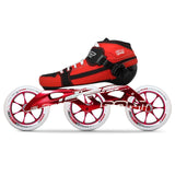 Heatmoldable Carbon Fiber Boot 3*125mm Red Magic Wheel Patines