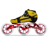 Heatmoldable Carbon Fiber Boot 3*125mm Red Magic Wheel Patines